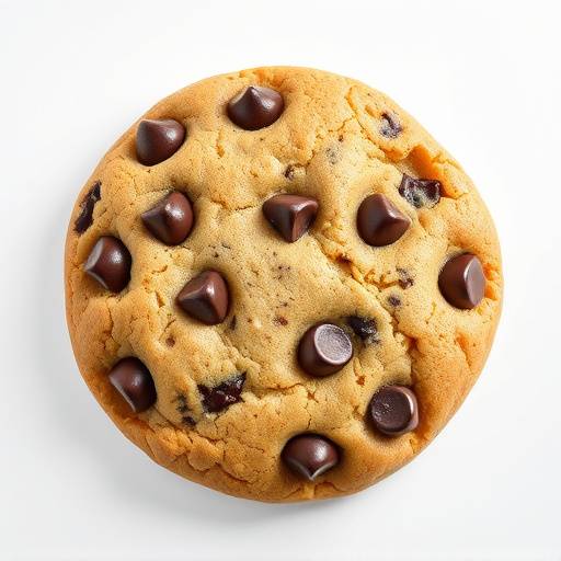 Galleta de chocolate, representando una cookie de navegador